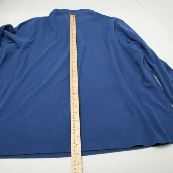 UNTUCKit Sweater Mens 3XL Blue Santangelo 1/4 Zip Pullover